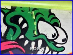 Vintage Santa Cruz Slasher Skateboard Perralta Bones Threes fishtail Meek r/sc