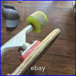 Vintage Santa Cruz Slasher Skateboard Perralta Bones Threes fishtail Meek r/sc