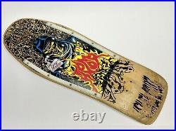Vintage Santa Cruz Tom Knox FirePit Skateboard Deck Collectible Skateboarding