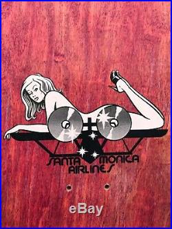 Vintage Santa Monica Airlines Mike Conroy nos skateboard Alva Santa Cruz Powell