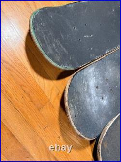 Vintage Skateboard Deck Lot of 4 Santa Cruz / Schmitt Stix / Variflex Old School