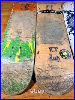Vintage Skateboard Deck Lot of 4 Santa Cruz / Schmitt Stix / Variflex Old School