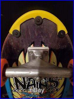 Vintage Skateboard Natas Santa Cruz Bullet Thunder NOT a Reissue