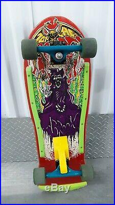 Vintage Skateboard Powell Peralta Vision Santa Cruz G&s Rat Bones Tracker Zorlac