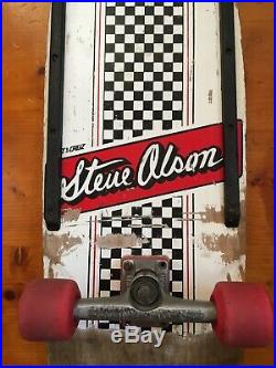 Vintage Steve Olson Santa Cruz Blackhart Wheels Skateboard 1983 old school