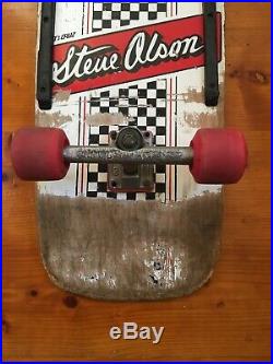 Vintage Steve Olson Santa Cruz Blackhart Wheels Skateboard 1983 old school
