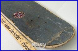 Vintage Tom Knox Santa Cruz Skateboard Deck Concave Double Kick Devil Satan