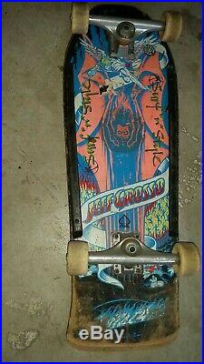 Vintage legendary Santa Cruz Jeff Grosso Demon skateboard