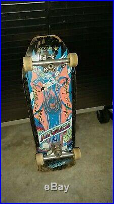 Vintage legendary Santa Cruz Jeff Grosso Demon skateboard