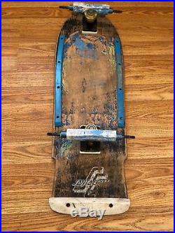 Vintage santa cruz rob roskopp skateboard deck USA