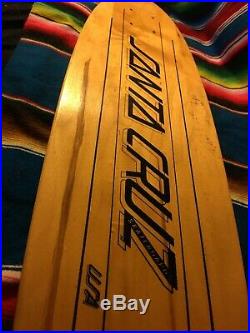 Vintage santa cruz skateboard. Sidewalk surfer Dogtown zboys banana style 70s