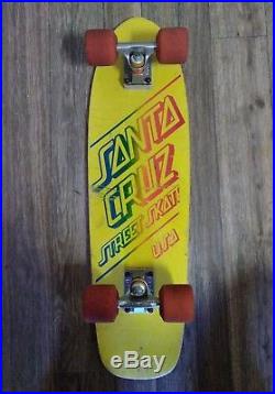 Vintage santa cruz street skate skateboard indy street juice wheels