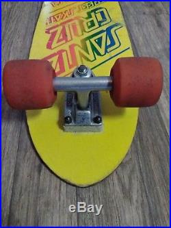 Vintage santa cruz street skate skateboard indy street juice wheels