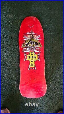 Vintage skateboard Dogtown MALBA Micke Alba rare in red NOS Santa Cruz powell