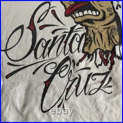 Vtg NHS Santa Cruz Skateboards x Eric Dressen Shirt Men's 2XL Tattoo Original