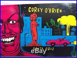 Vtg Santa Cruz Corey O'Brien Mutant City 1990 OG Skateboard Deck Daniel Clowes