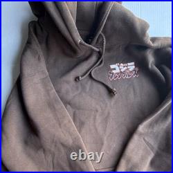 (XL) Santa Cruz Godzilla Brown Cotton Fleece Graphic Print Hooded Men's Hoodie