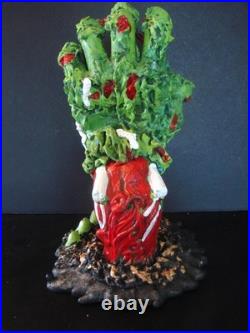 ZOMBIE RISING HAND Custom Kidrobot Santa Cruz Skateboards Screaming Hand Figure